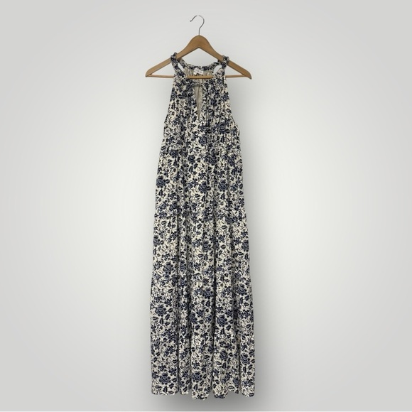 House of Harlow 1960 Tiered Halter Maxi Dress Size M - Picture 1 of 9